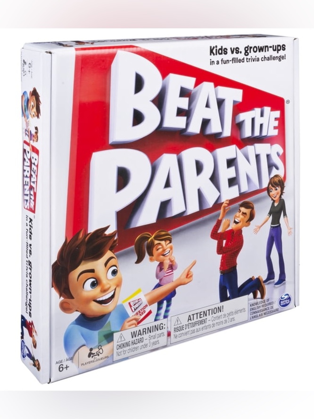 Beat The Parents Board Game of Kids vs. Parents Trivia Challenge Sealed New